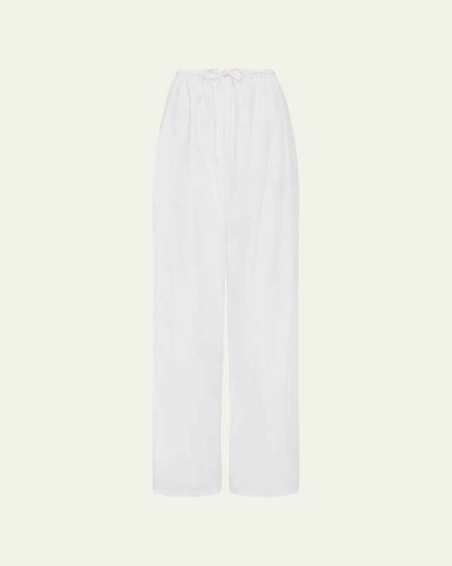 Cotton Drawstring Pants
